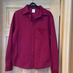 NWOT - Wine Rosio Fleece Shirt